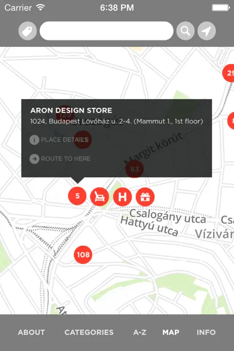 Budapest Design Map