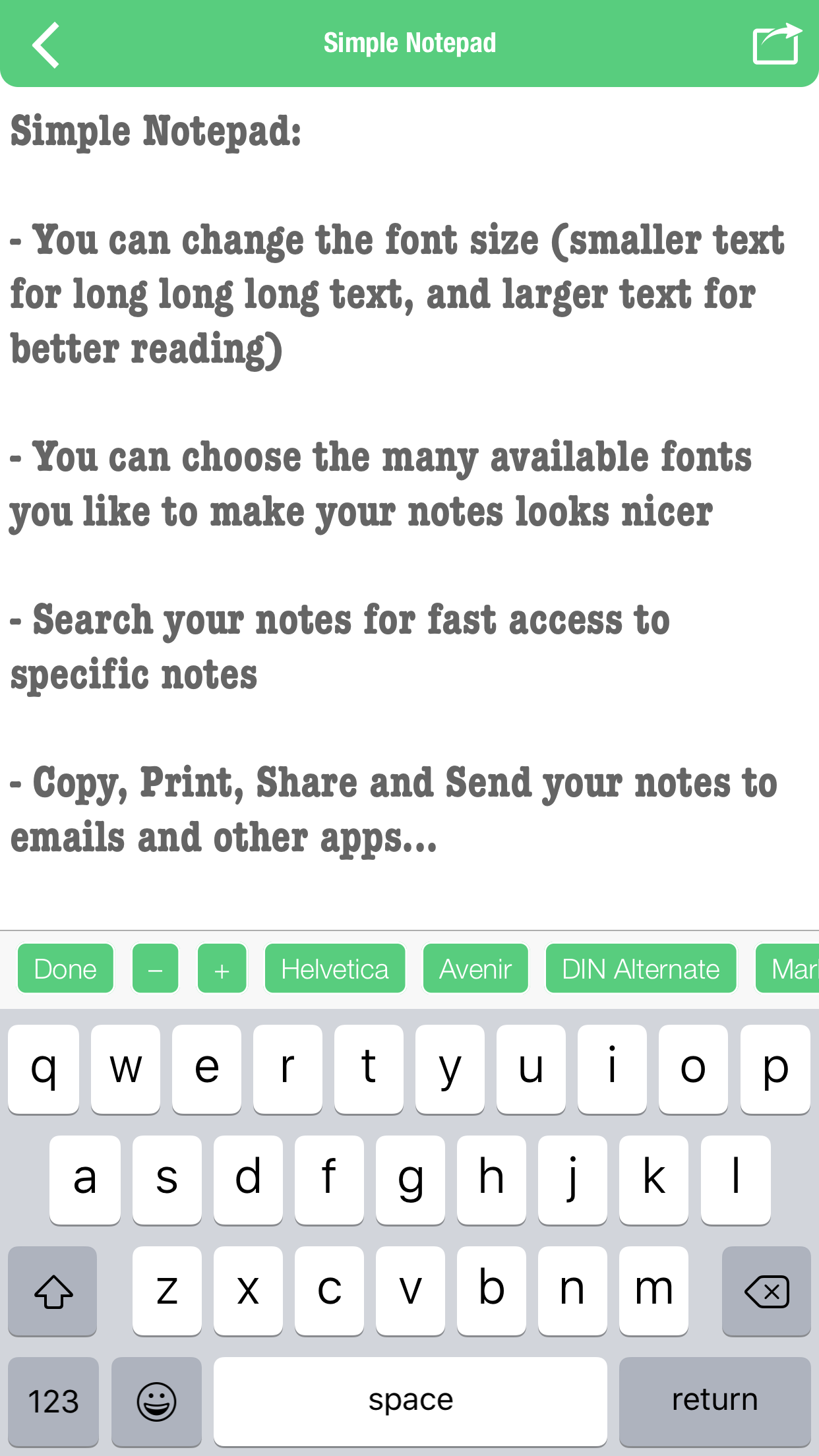 Simple Notepad - Best Notebook Text Editor Pad to Write Take Fast Memo Note screenshot 5