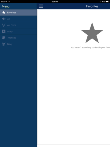 Screenshot #5 pour U.S. Military Cadences Audio