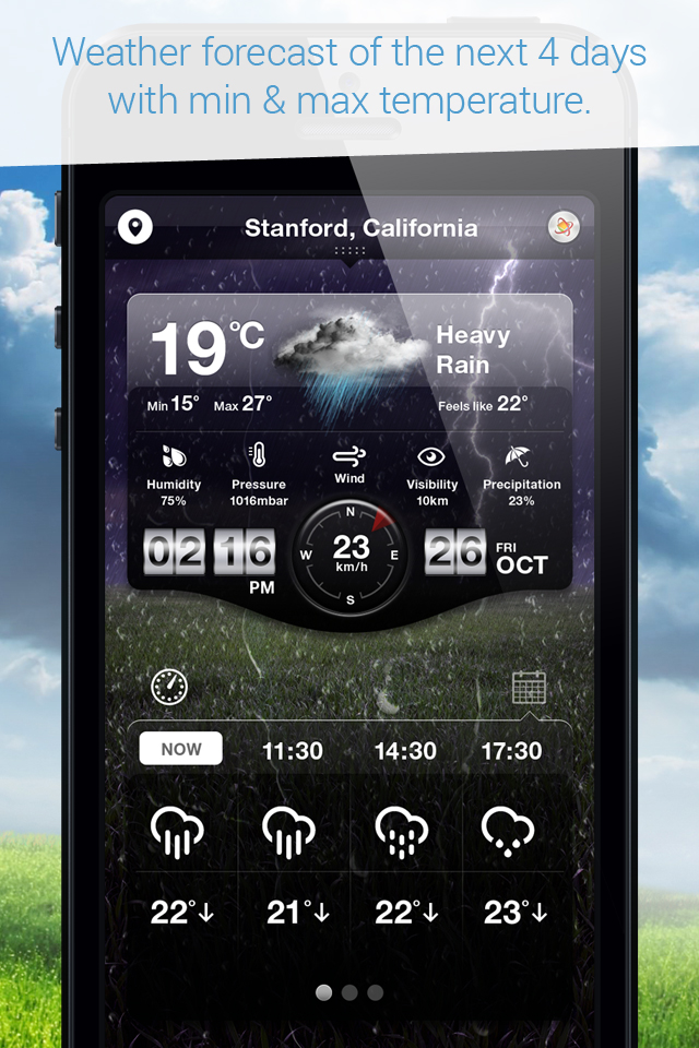 Weather Cast HD  Live World Weather Forecasts and Reports with World Clock for iPad and iPhone