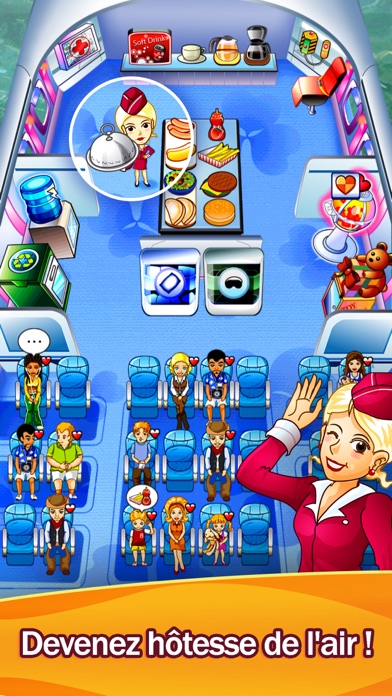 Screenshot #1 pour First Class Flurry HD - Devenez hôtesse de l'air!
