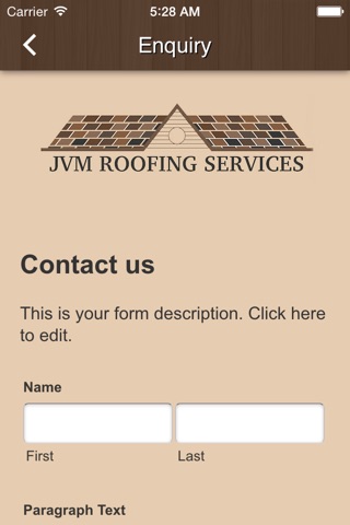 JVM Roofing screenshot 2