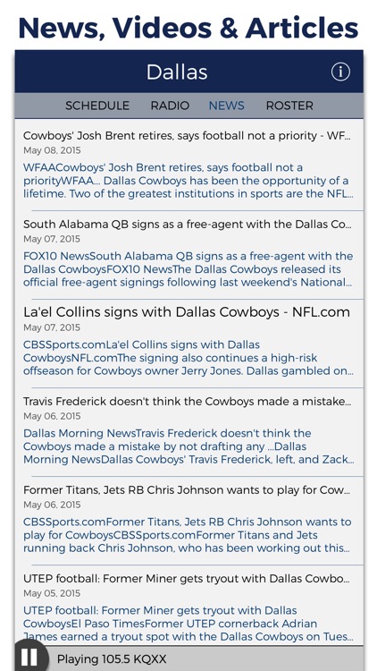 Dallas Football Radio & Live Scores screenshot-4