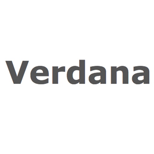 Keyboard of Verdana Font: Artistic Style Keys for iOS 8