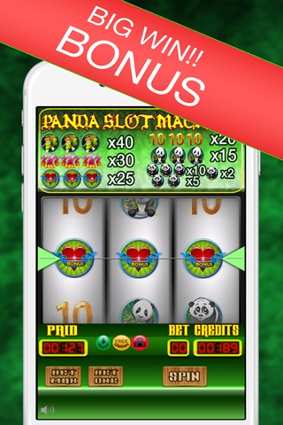 Lucky Panda Slots : 777 Casino Machine screenshot 2