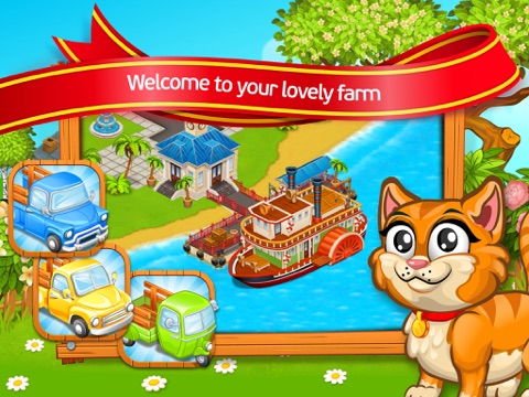 Farm Town: villa for friends iPad screenshot 5 - Games app