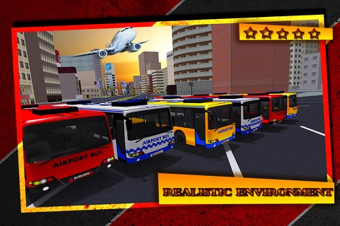 Airport Bus Transport-er Driving Sim-ulator screenshot 2