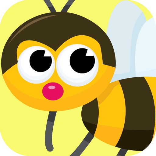 Sweet Bee in Honey Tree Dash Vegas Slots Machine iOS App