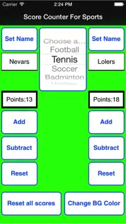 score counter for sports iphone capturas de pantalla 3