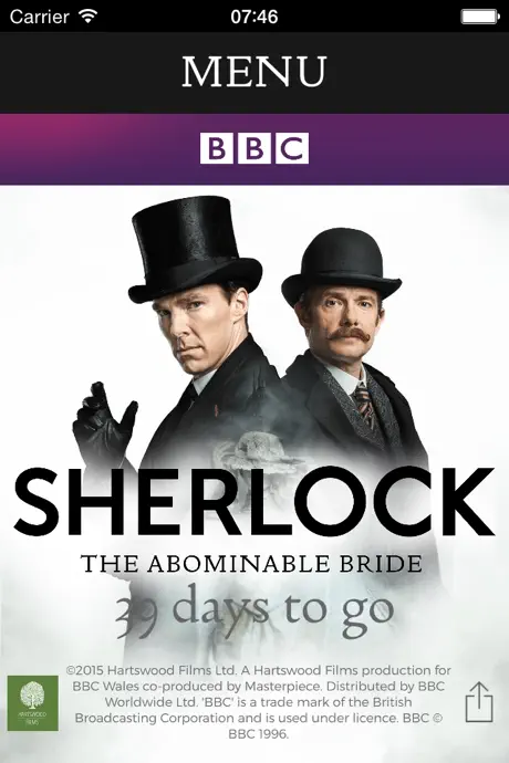 Sherlock The Abominable Bride App