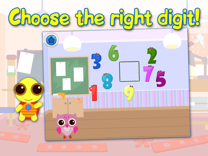 Educational Games For Children Learning Numbers and Time. Free.