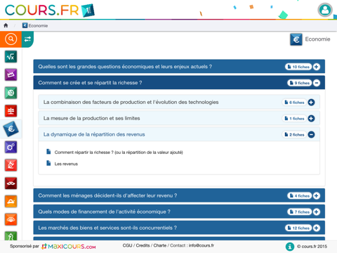 Screenshot #5 pour Cours.fr 1STMG