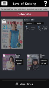 Love of Knitting Magazine screenshot