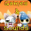 Cute Kitten Adventure Games for Little Girls - Puzzles, Sounds & Memory Match