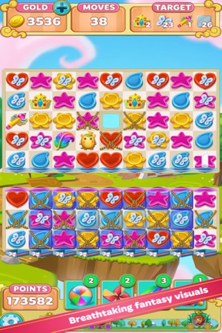 Chocolate Crush - 3 match puzzle splash burst game screenshot 2