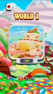 Cookie Gummy Sweet Match 3 Mania Free Game screenshot #2 for iPhone