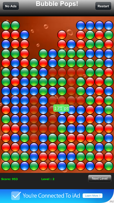 Bubble Pops Strategy Game screenshot