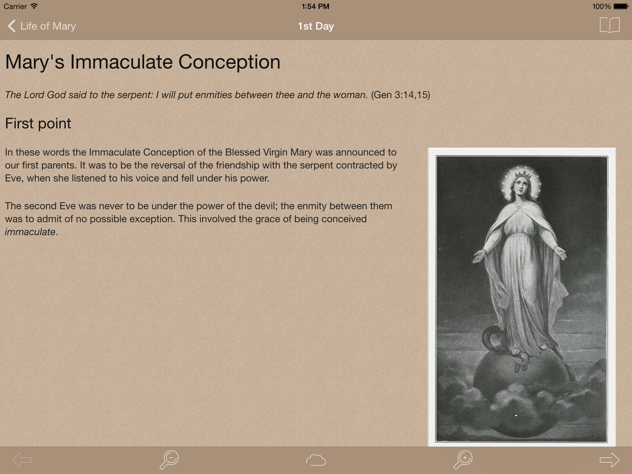 Life of Mary Lite: Catholic Meditations for Every Day in a Month screenshot 6