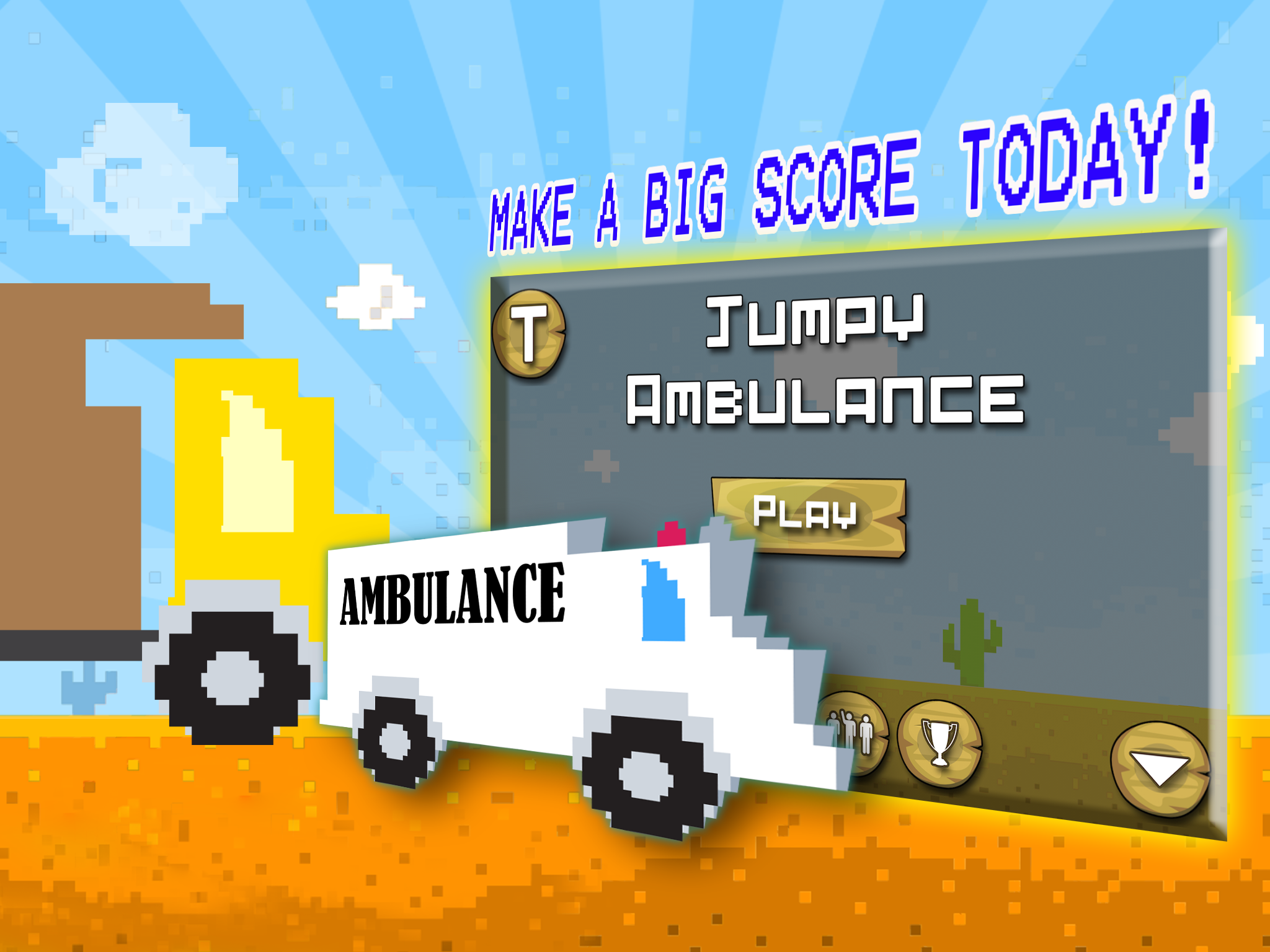 Jumpy Bumpy Ambulance Race With Dr. Classics Driving