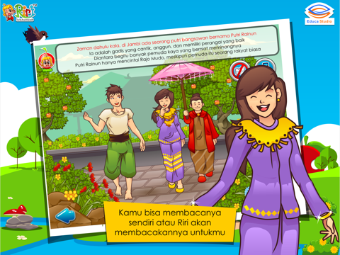 Screenshot #5 pour Kisah Putri Rainun dan Rajo Mudo - Cerita Anak Interaktif