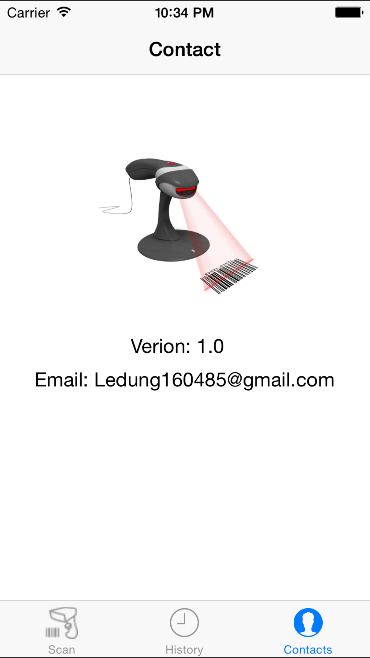 Free 2D Barcode Scanner For iPhone screenshot 4