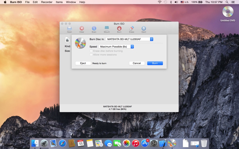 #3. Burn ISO (macOS) 由: 玉兰 雷