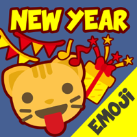 New Year Emoji - Holiday Emoticon Stickers and Emojis Icons for Message Greeting