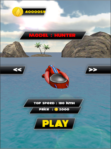 Jet Boat Rush Survival Amazing 3d Game iPad screenshot