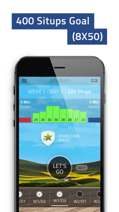 Situps Extreme: 400 Sit ups Workout Trainer XT Pro Screenshot 2