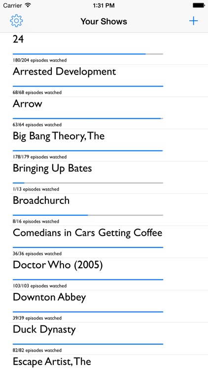 TVLog - Track the TV Shows You Watch