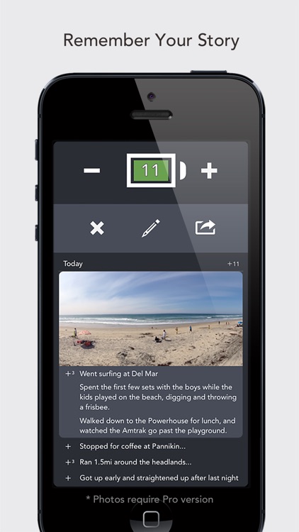 LifeCharge: Simple Elegant Journal of Your Ups and Downs screenshot-0