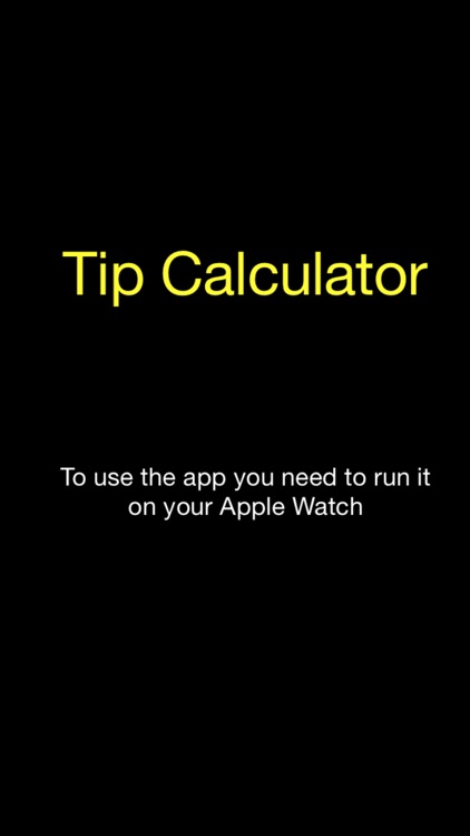 Tip Calc - Tip Calculator Watch Free Edition