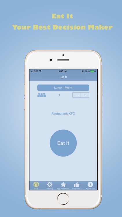 Eat It - Help you Choose a Restaurant