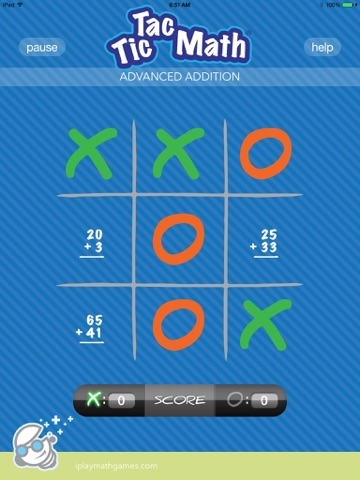 Screenshot #1 for Tic Tac Math Trilogy