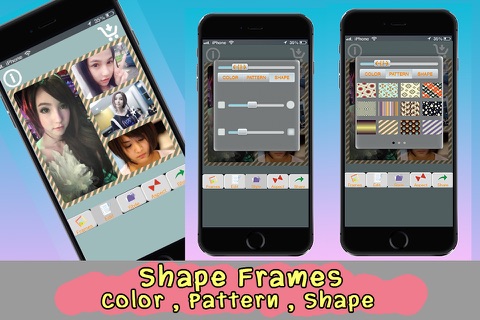 shape frames - special collage effects for pictures,amazing photo editor screenshot 3