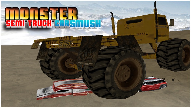 Monster Semi Truck Car Smush screenshot-4