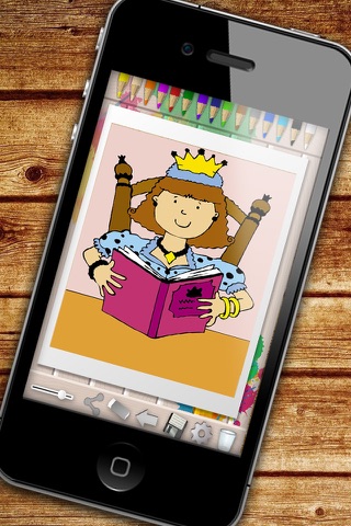 Princesses Coloring Book - color and paint the princess - premium screenshot 3