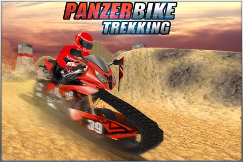 Panzer Bike Trekking (  Offroad mountain rider game in 3D ) screenshot 2