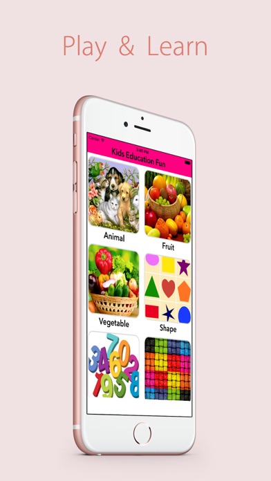 Screenshot #2 pour Kids Education Fun - learn shapes - learn numbers- learn alphabets - learn colors