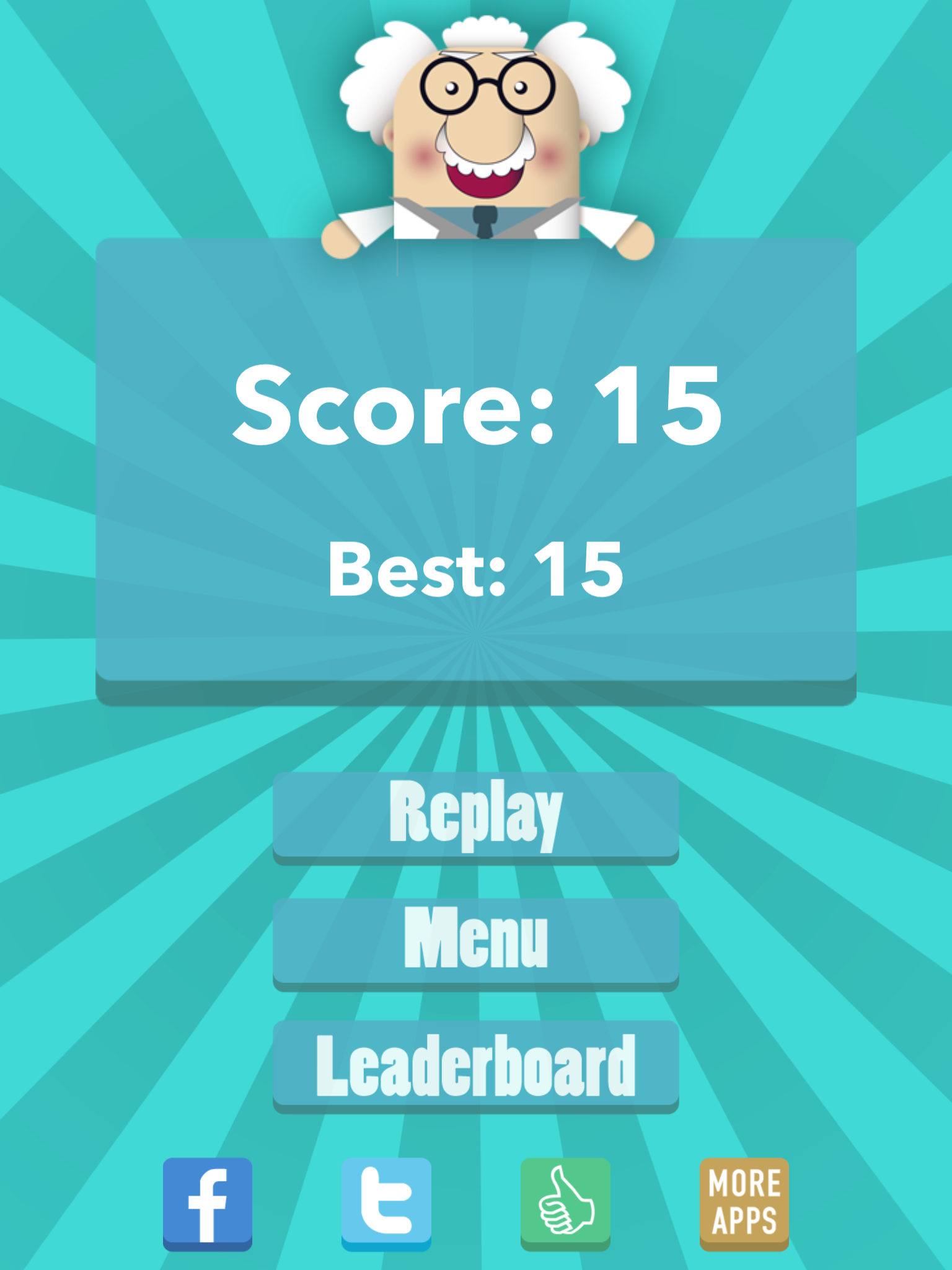 Prof. Math - a addictive arithmetic game