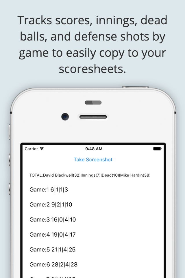 iPhone screenshot