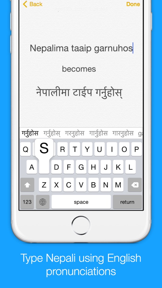 #1. Nepali Transliteration Keyboard - Phonetic Typing in Nepali (iOS) 由: Abdulla Al-Shurafa