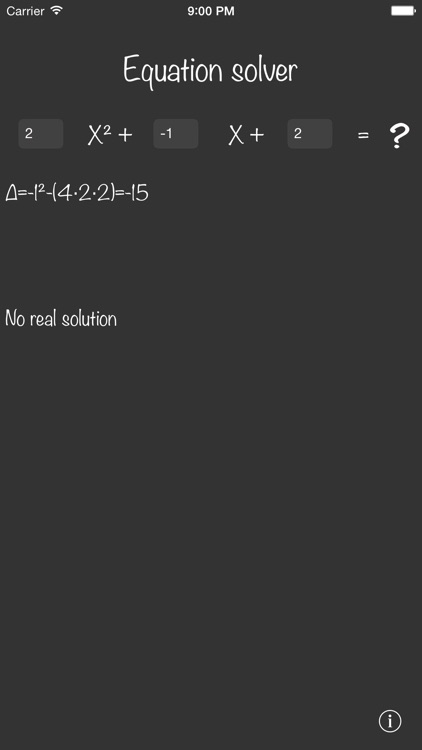 Equation solver +