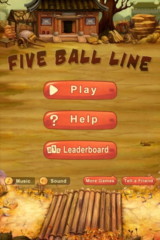 Funny Five Ball Line screenshot 2