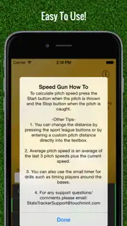 How to cancel & delete baseball pitch speed - radar gun 2