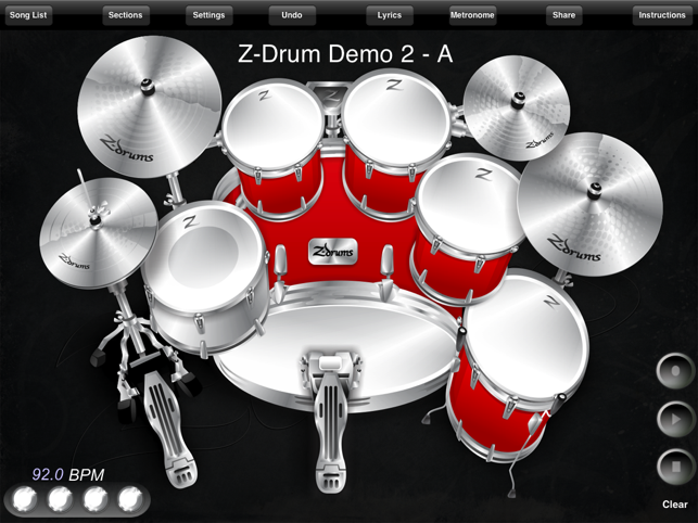 ‎Z-Drums Pro Screenshot