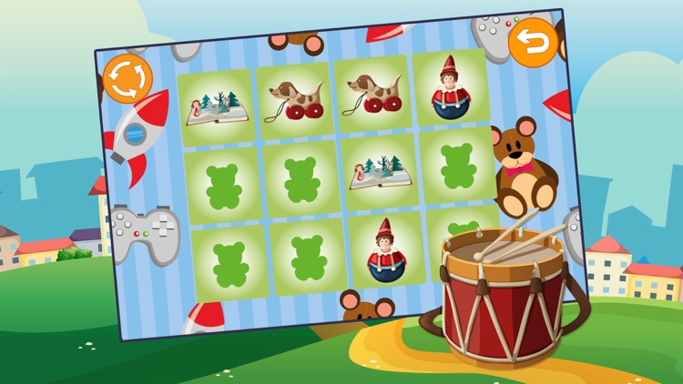 Kids Memory Game Planes