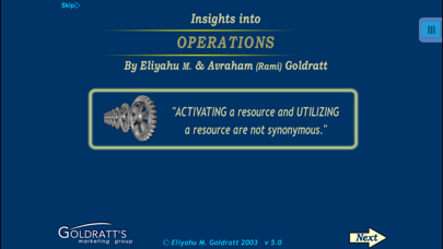 Screenshot #1 pour TOC Insights into Operations - DBR & Buffer Management: Theory of Constraints solution presented in The Goal by Eli Goldratt