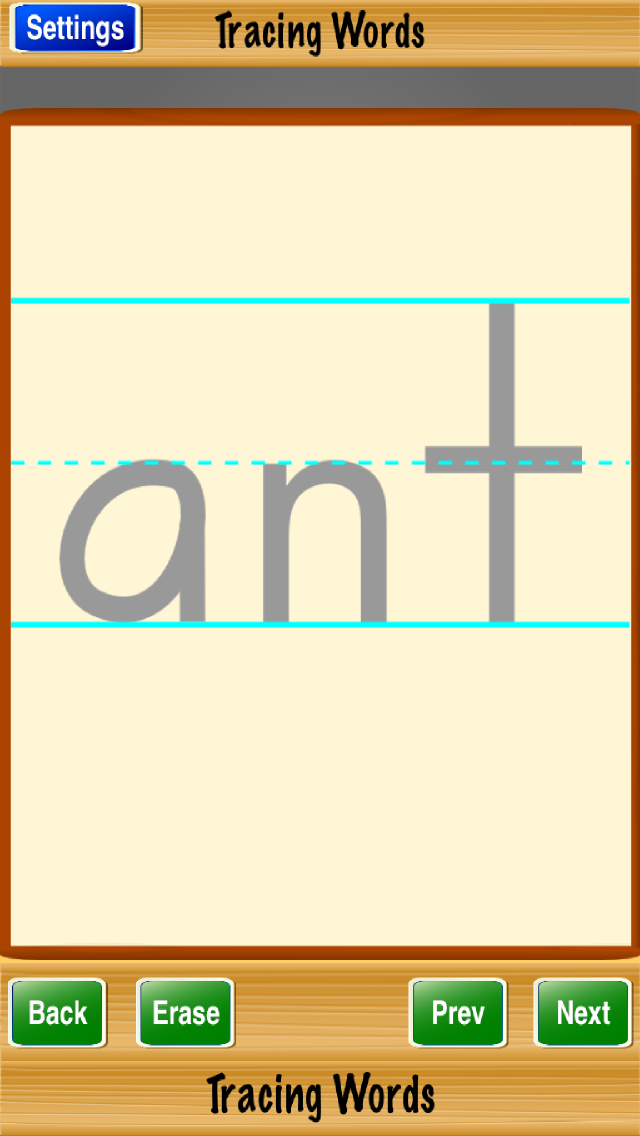 Screenshot #3 for Tracing Words