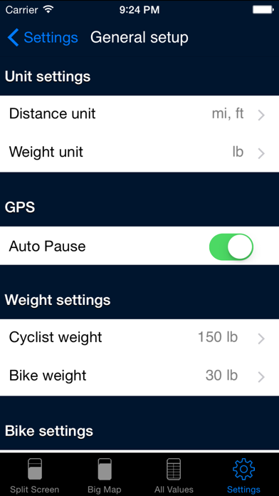 B.iCycle - GPS cycling computer for Road & Mountain Biking Screenshot